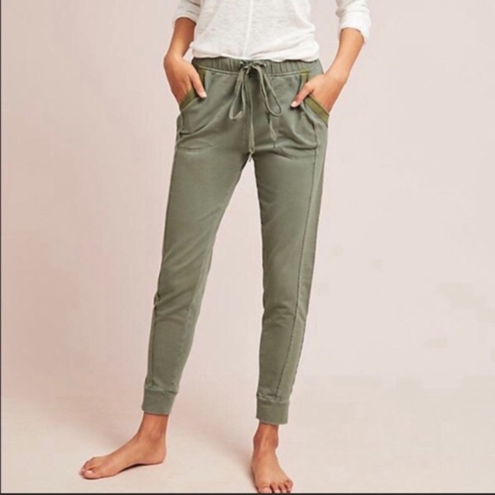Anthropologie Saturday Sunday green joggers S